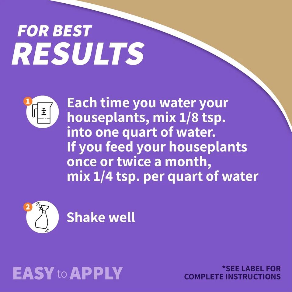 Bonide Fertilizante Líquido para Alimentos Vegetales Concentrado 10-10-10 para Plantas de Interior 8 OZ Foto 3 de 4