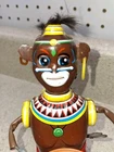 MARX Tin TOM TOM JUNGLE BOY Mechanical Windup Toy Drummer As Is Parts Repair
