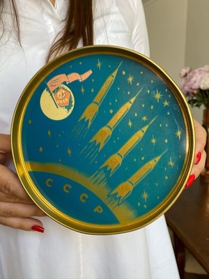 Tinplate box - Vostok - USSR - 1963