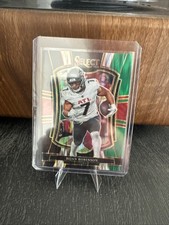 2025 Bijan Robinson Falcons Panini Select Premier Black & Green Prizm Shock #148