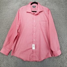 Lauren Ralph Lauren Shirt Mens XL Pink Button Up Regular Fit Long Sleeve NWT