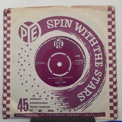 Emile Ford And The Checkmates   On A Slow Boat To China - 7'' PYE 7N.15245 [EX]