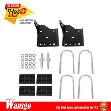 Multi Leaf Shock Plate Kit Spring Pad U-bolt Nuts Stud For Camaro Firebird Nova