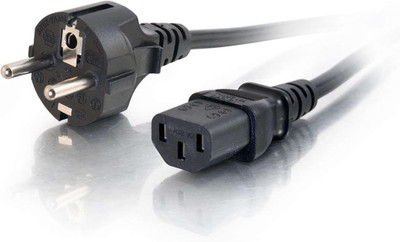 C2G 2M Stromkabel (IEC320C13 to CEE 7/7 Schuko) 6 Foot Netzkabel Für Computer Un