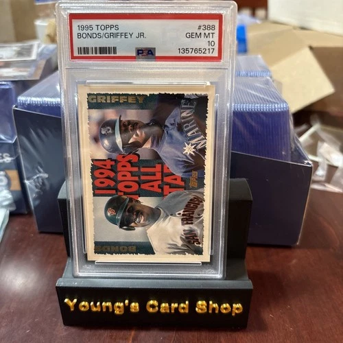 1995 TOPPS #388 BARRY BONDS-KEN GRIFFEY JR. PSA 10