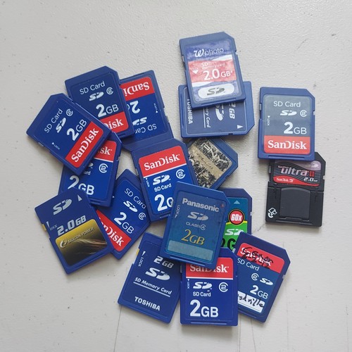 2GB SD Card mixed brands