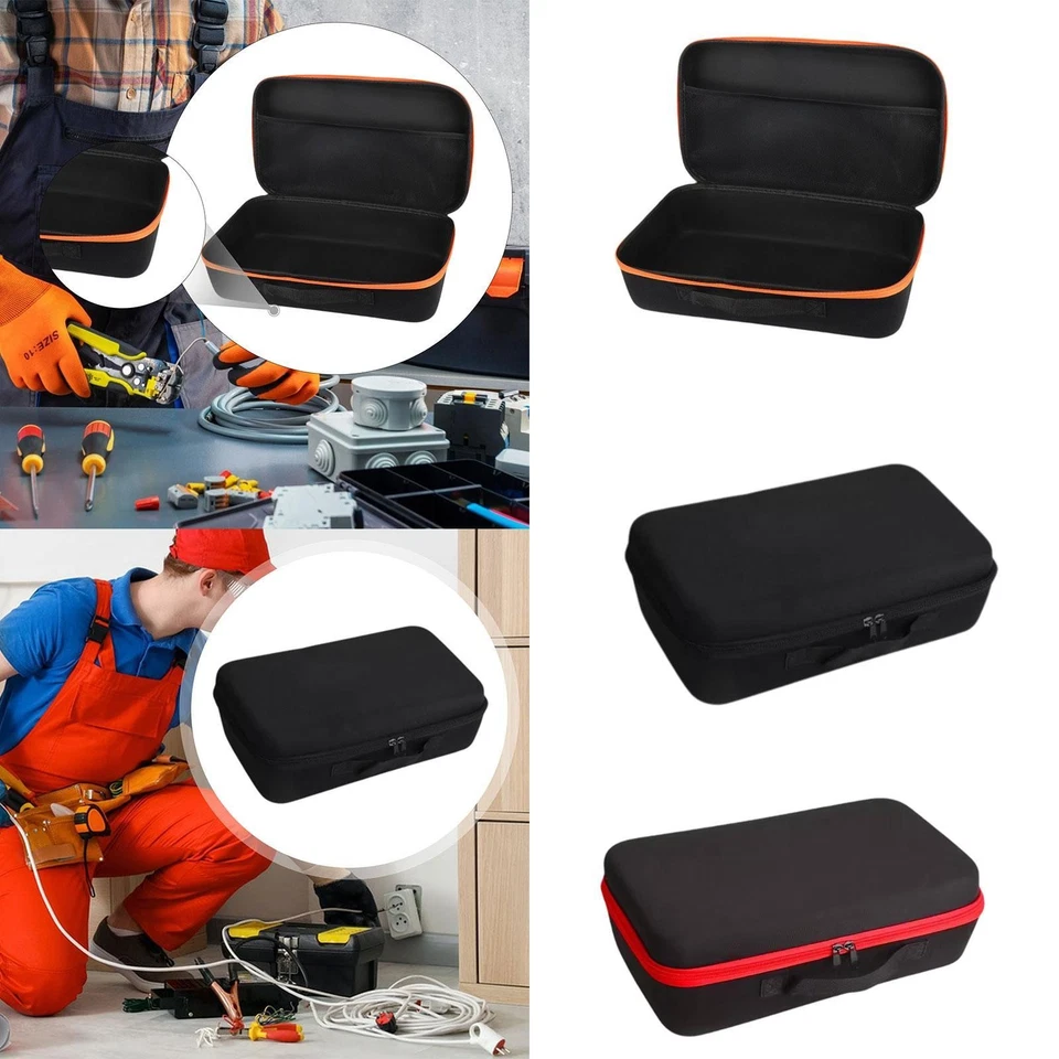 Sacoche à outils rigide de rangement multi-usages avec fermeture éclair, - Photo 1/1