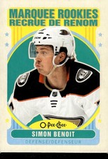 2021-22 Upper Deck #NNO Simon Benoit 2021-22 O-Pee-Chee Update Retro Blank Back