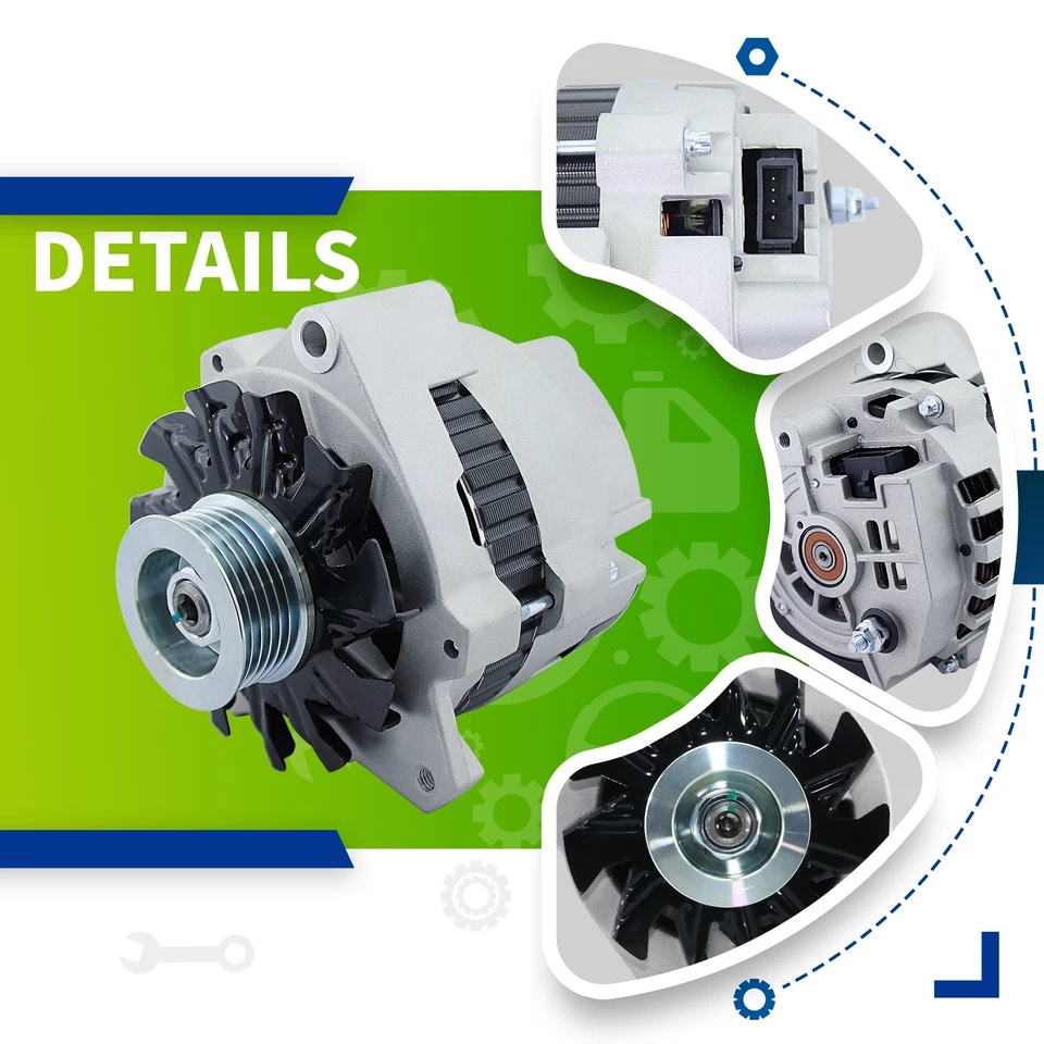 New Alternator for Chevy GMC 1500 2500 3500 Suburban Tahoe 89-95 90-01-4646 - Image 4 of 4
