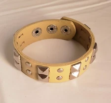 Retro Punk PU leather Studded Bracelets, Bold Cuffs & Statement Bracelets