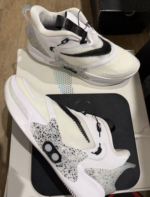 Nike Adapt BB Version 2.0 Basketball Sneakers White Black Gray Speckled
