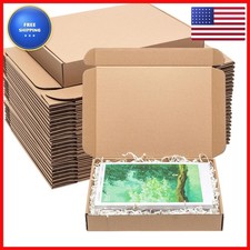 Wowxyz Boxes 12x9x2" 30 Pack Brown Corrugated Cardboard Mailer