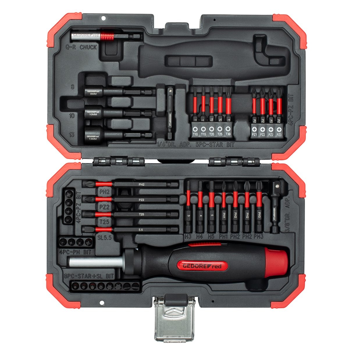 GEDORE red Bitsatz, Torsions-Bit-Satz, 43-teilig - schwarz - Bild 2