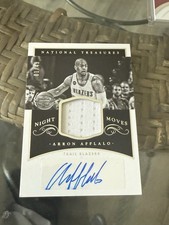 Arron Afflalo 2014 National Treasures Night Moves Jersey Auto Autograph #1/49
