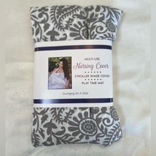 Multi Use Cover Nursing, Scarf Stroller Shade Cover Or Play Time Mat