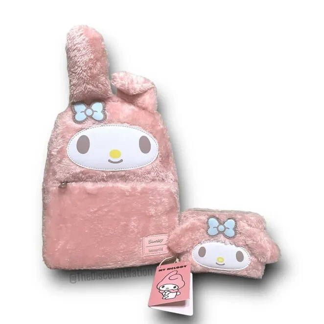 Loungefly Sanrio My Melody Cosplay Plush Mini Backpack  display picture 3