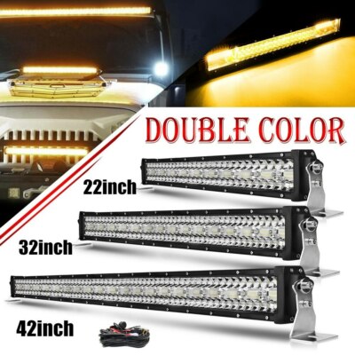 22'' 32'' 42'' 50'' Strobe Led Light Bar Offroad Flash Work Light 4x4 for ATV SUV