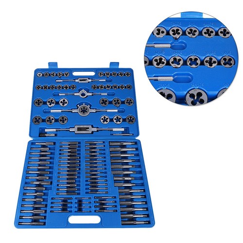 110pcs M2-M18 Heavy Duty Tap and Die Set with Wrench for Threading - Picture 12 of 15