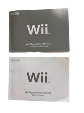 Nintendo Wii Manual Console Instructions  Inserts Great Condition