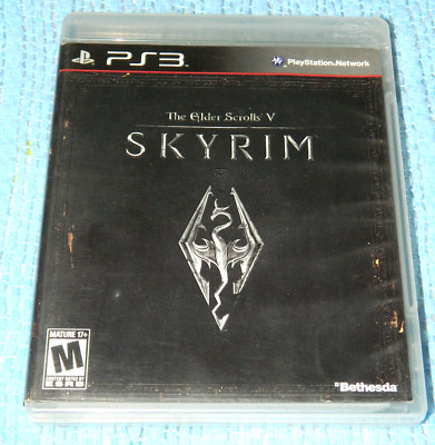 Sony Playstation Collectible 3 Game The Elder Scrolls V: Skyrim / Case ...