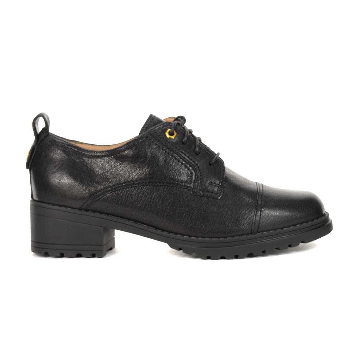 Cole Haan Women's Camea Heritage Black Leather Block Heel Cole Haan Women's Camea Heritage Black Leather Block Heel