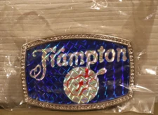 Vintage ORIGINAL 70's Peter Frampton Band Belt Buckle Prizm NOS *In packaging*
