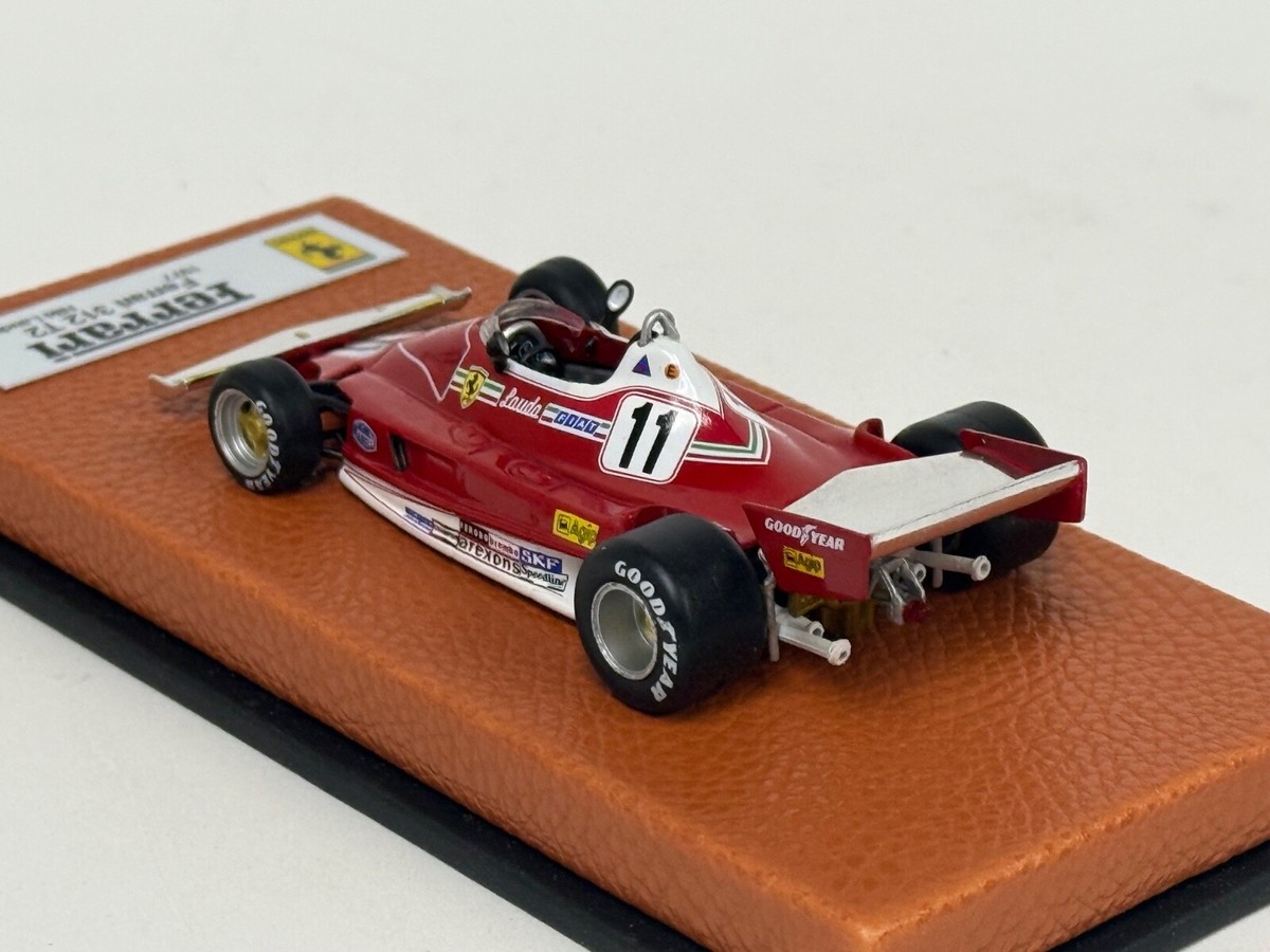 1/43 Ferrari 312 T2 from 1977 F1 Season of Niki Lauda Leather base