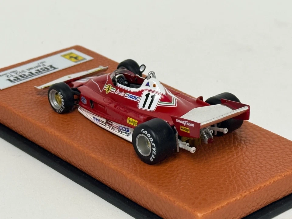 1/43 Ferrari 312 T2 from 1977 F1 Season of Niki Lauda Leather base JPN158 * - Image 2 of 4