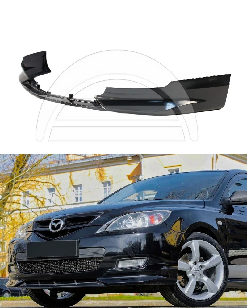 Front lip fangs for Mazda 3 Sport Mazda3 Axela BK 2003-2009 front spoiler