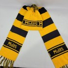 Midas Mufflers Vintage Toque & Scarf Set Yellow Black 1970s 1980s Modes Marquesa