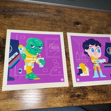 4 X 4 Screenprints The Last Starfighter Prints- Dave Perillo