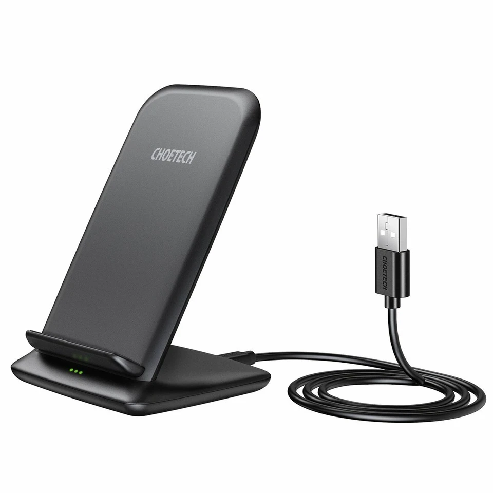 10W Wireless QI Fast Charger Charging Stand Holder For iPhone XS X XR 8 Samsung - Image 3 of 4