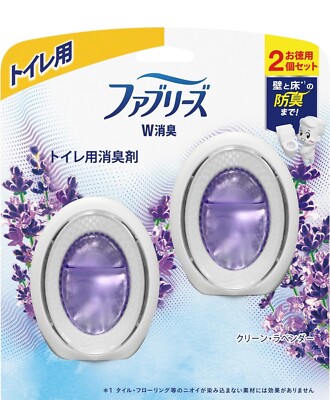 Fabreeze W Deodorant Bath Freshener Deodorizer Clean Lavender 2er Pack