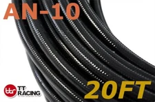 AN-10 5/8" 16mm Push On Loc Lock Fuel Hose for Lubricants, Oils - 20FT Black
