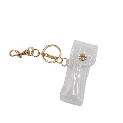 Keychain Lipstick Storage Pouch Lip Balm Organizer Bags Keyring Holder Handbag