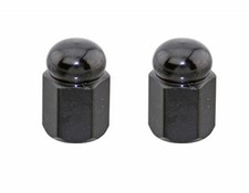 Bike Hex Dome Valve Caps Black Schrader Valve. Bike parts,Bicycle parts.