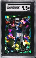 2023 Panini NSCC VIP Gold Anthony Richardson Green Sparkle Rookie /99 SGC 9.5