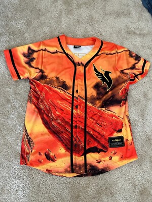 Illenium 2021 Red Rocks Jersey with Patch Size Small S Festival Rave Illenial