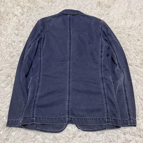 Gucci Tailored Jacket Denim Cotton Casual Classic Navy Style Size 44 Used - Picture 5 of 9
