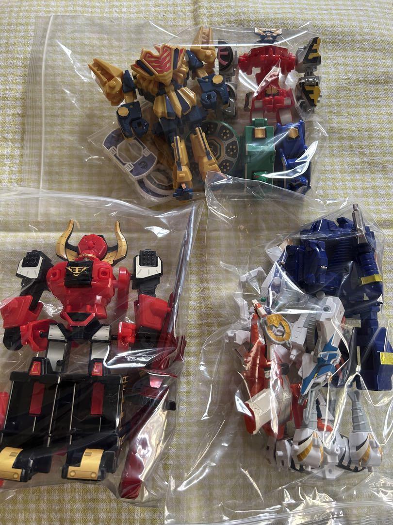 ポケドール　バシャーモ Power Rangers Samurai Shinkenger MiniPla Megazord 9set
