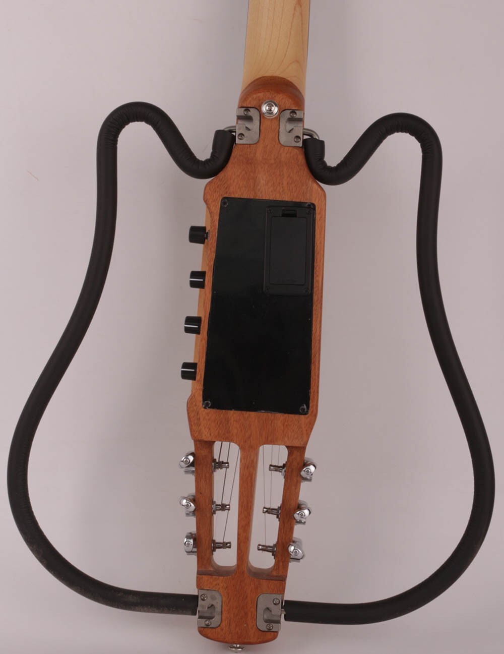 Left hand headless electric silent travel guitar portable electric