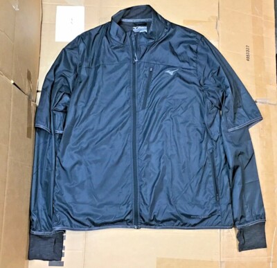 Mizuno Men's Breath Thermo FZ Jacket Black G25