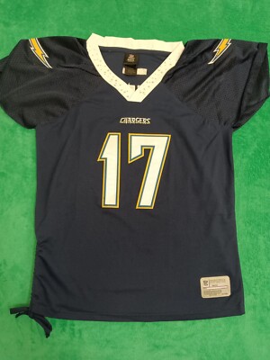 NFL Team Apparel Reebok Womens  sz L  V Neck Jersey read B4 buy