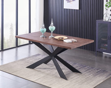 Luxury Dining Table Set Velvet Chairs Dining Table Set 4 and 6 Seater