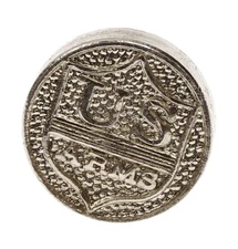 1911 Grip Medallion US Arms & Crest Logo Original issue Metal