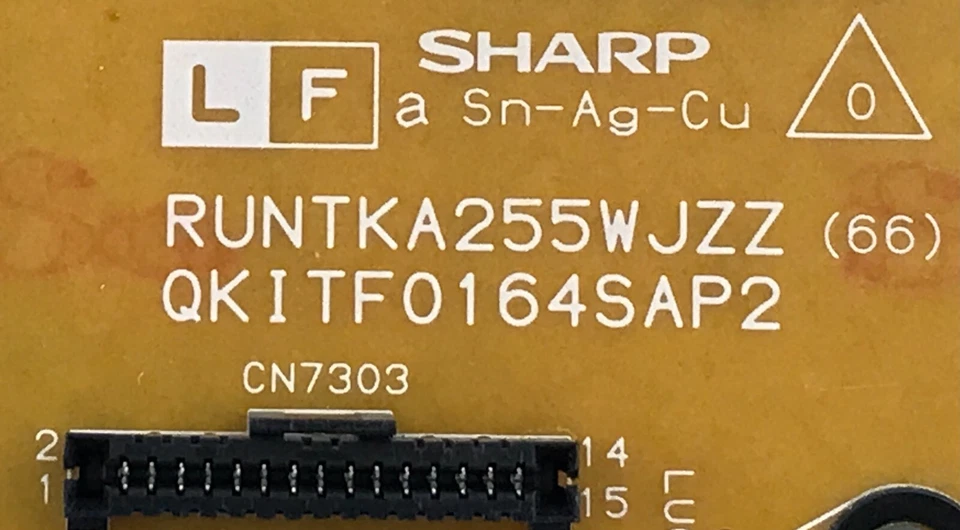 RUNTKA255WJZZ, RUNTKA255WJTZ, QKITF0164SAP2, 69-38324Y, LC-46D62U, LC-42D43U - Image 2 of 3