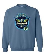 Paige Buecker #5 - WIngs - Team Buecker - Dallas - Sweatshirt