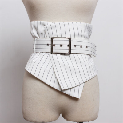 plaid corset belt