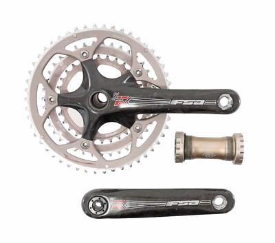 FSA SL-K Carbon 3 x 10 Spd Triple Road Bike Crankset 170mm 50/39/30T MegaExo BB