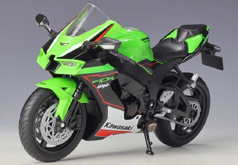 Welly 1:12 2021 Kawasaki Ninja ZX 10R Motorcycle Bike Model Toy New In Box - Image 3 of 4